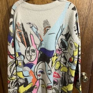 Source Unknown Artistic Multicolor Sweater